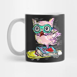 Owl with Skateboard Mug